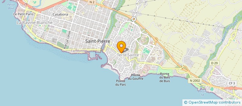 localisation de l'entreprise TERRA SANTA à SAINT-PIERRE