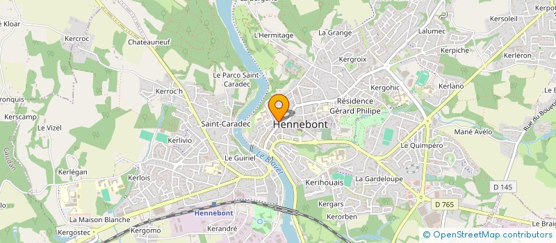 localisation de l'entreprise TERRA SERVICES  HENNEBONT