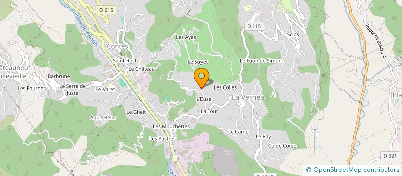 localisation de l'entreprise TERRA SFECCI  CONTES