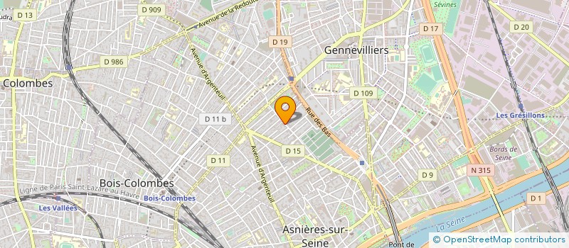 localisation de l'entreprise TERRA SOL à ASNIERES-SUR-SEINE