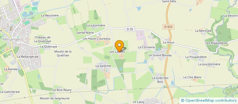 localisation de l'entreprise TERRA STRATE  MESANGER