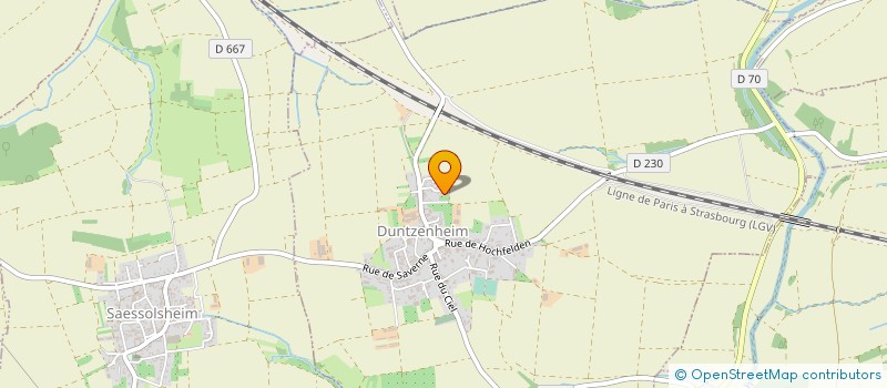 localisation de l'entreprise TERRA'SUN  DUNTZENHEIM