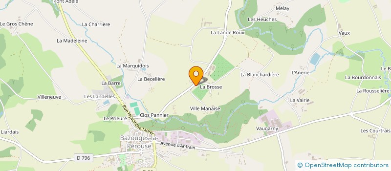 localisation de l'entreprise TERRA TP 35  BAZOUGES-LA-PEROUSE