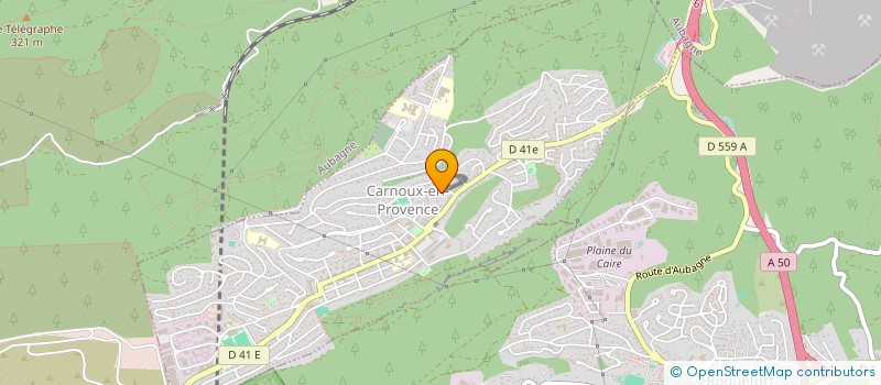 localisation de l'entreprise TERRA VERDE à CARNOUX-EN-PROVENCE