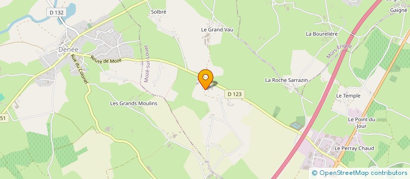 localisation de l'entreprise TERRA VITA VINUM  MOZE-SUR-LOUET