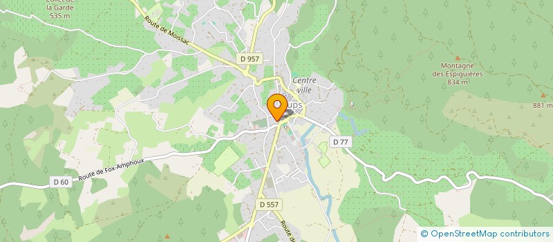 localisation de l'entreprise TERRA VIVA  AUPS