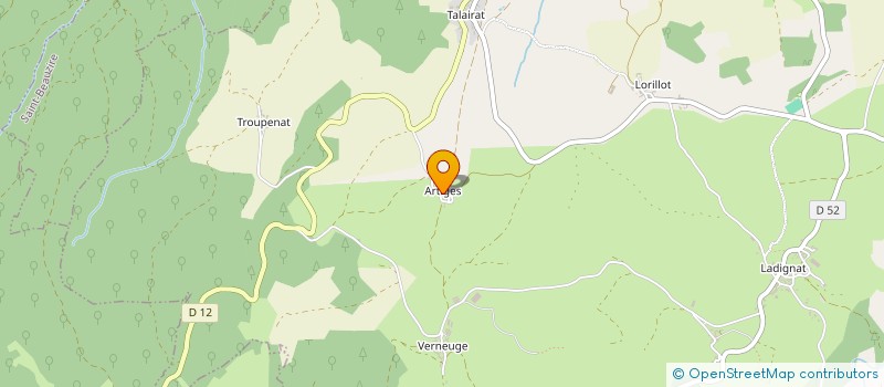 localisation de l'entreprise TERRA3  SAINT-JUST-PRES-BRIOUDE