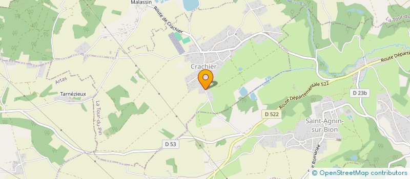 localisation de l'entreprise TERRABATI  CRACHIER