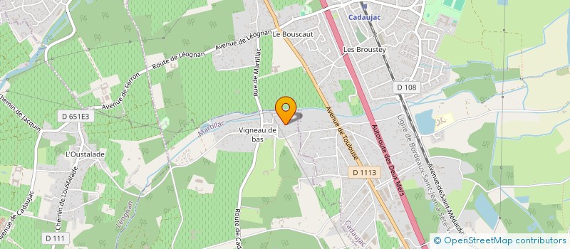 localisation de l'entreprise TERRABENNE  MARTILLAC