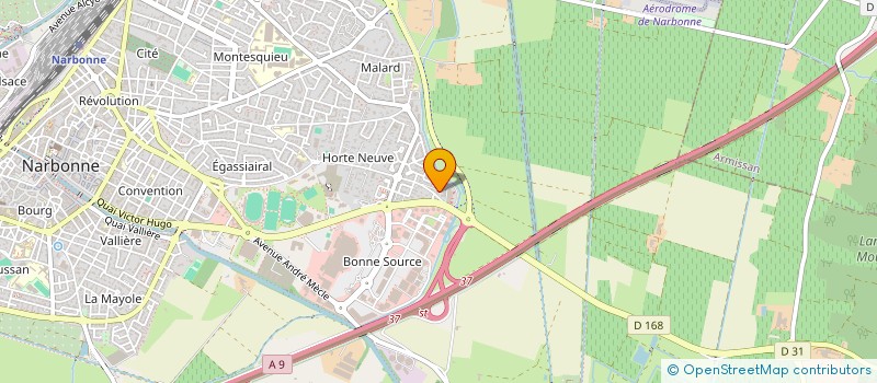 localisation de l'entreprise TERRABIO EST à NARBONNE