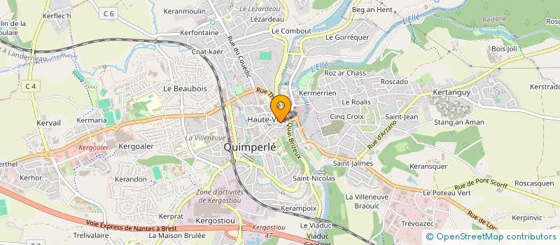 localisation de l'entreprise TERRABOA à QUIMPERLE