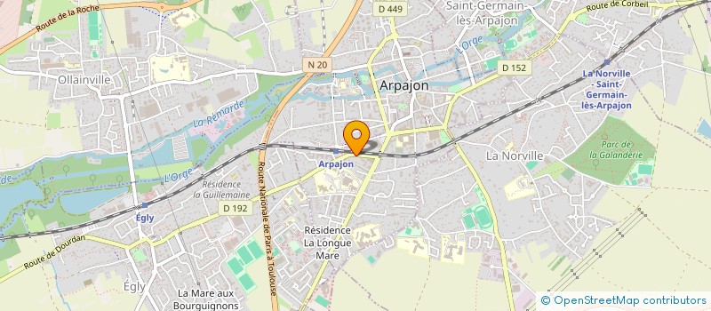 localisation de l'entreprise TERRABRIDGE à ARPAJON
