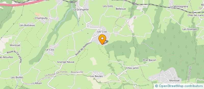 localisation de l'entreprise TERRACIME  LA ROCHE-SUR-FORON