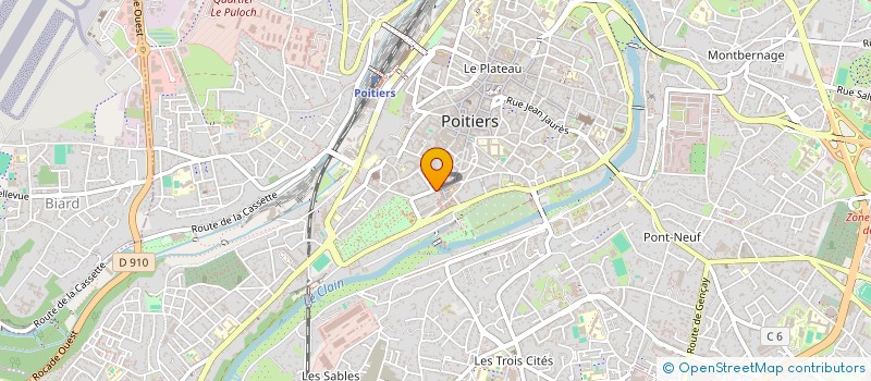 localisation de l'entreprise TERRACLOUD  POITIERS