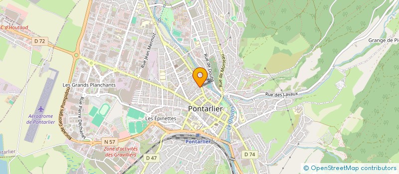 localisation de l'entreprise TERRACOTTA  PONTARLIER