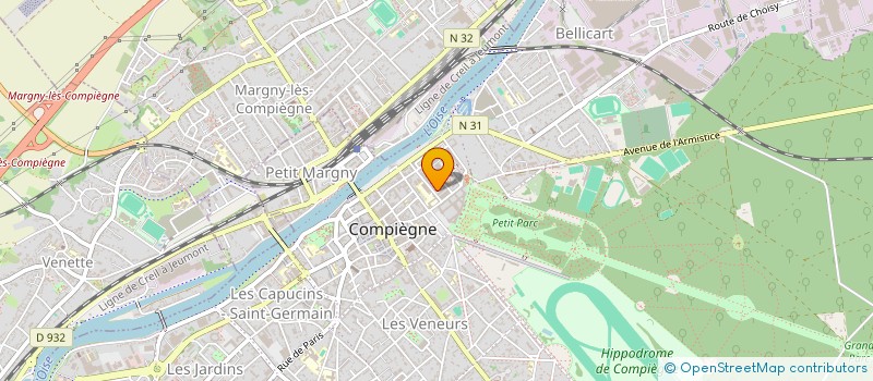 localisation de l'entreprise TERRACOTTA  COMPIEGNE