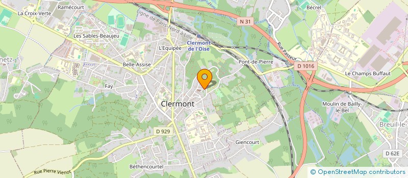 localisation de l'entreprise TERRADDICT à CLERMONT