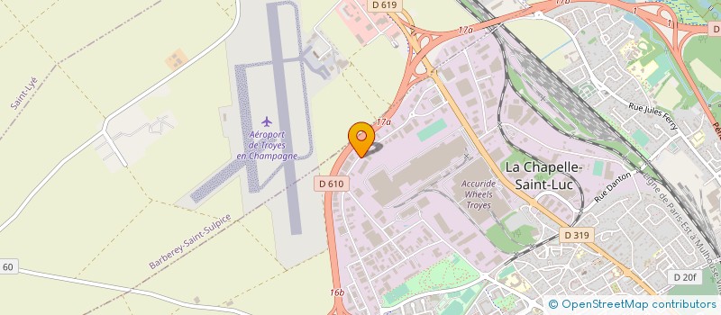 localisation de l'entreprise TERRADE ET CHEFFER à LA CHAPELLE-SAINT-LUC