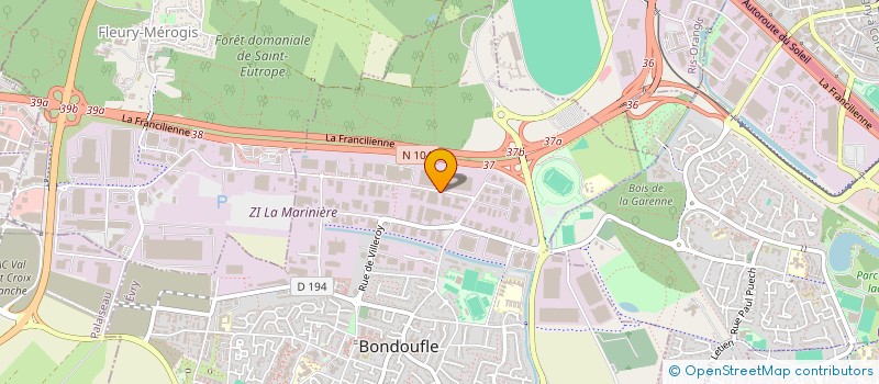 localisation de l'entreprise TERRADOM à BONDOUFLE