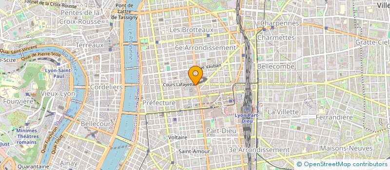 localisation de l'entreprise TERRAE à LYON