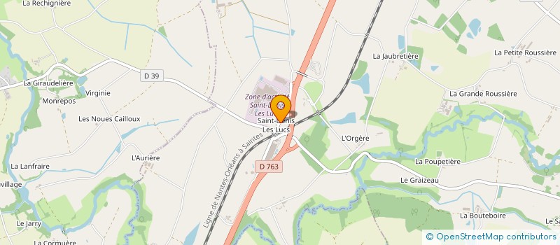 localisation de l'entreprise TERRAE EMBELLIA  SAINT-DENIS-LA-CHEVASSE