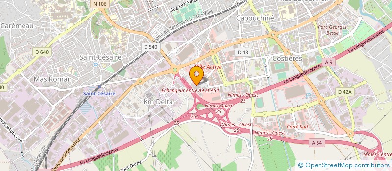 localisation de l'entreprise TERRAF PEINTURE  NARBONNE