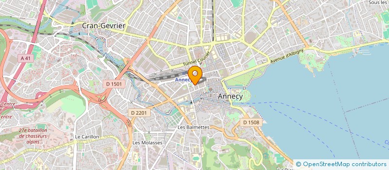 localisation de l'entreprise TERRAFI à ANNECY