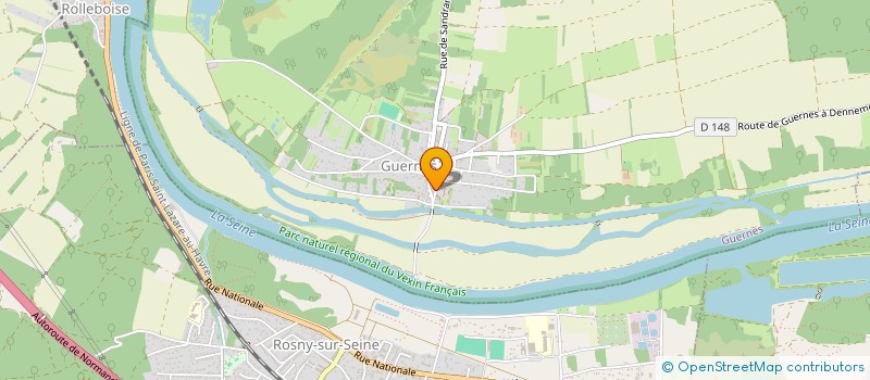 localisation de l'entreprise TERRAFLUX à GUERNES