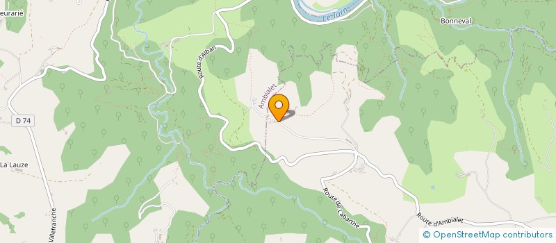 localisation de l'entreprise TERRAFOLIES  LE FRAYSSE