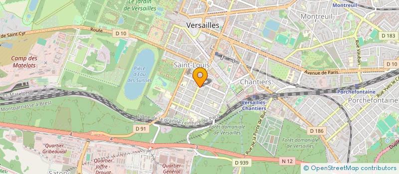 localisation de l'entreprise TERRAFOLIO à VERSAILLES
