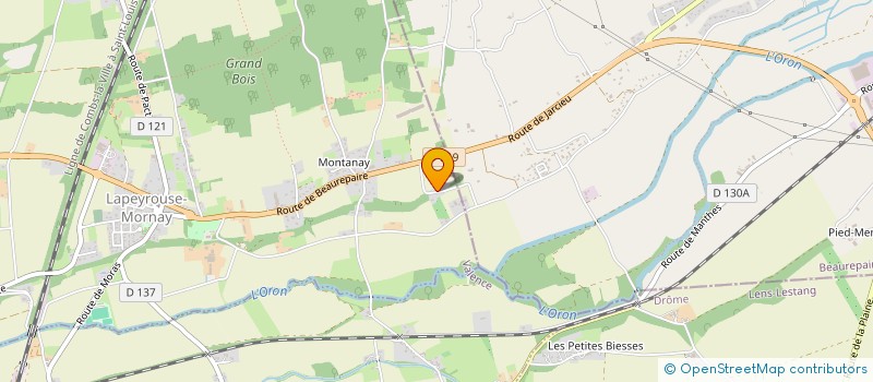 localisation de l'entreprise TERRAFOOT  LAPEYROUSE-MORNAY