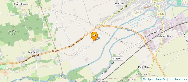 localisation de l'entreprise TERRAFORM38 SARL à BEAUREPAIRE