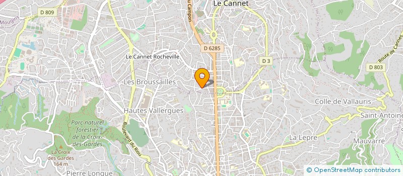 localisation de l'entreprise TERRAGE COTE D'AZUR à LE CANNET