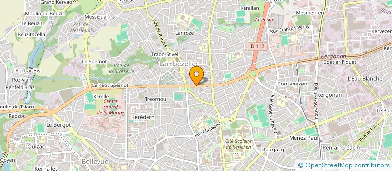 localisation de l'entreprise TERRAGENCE à GOUESNOU