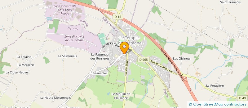 localisation de l'entreprise TERRAGOLF  VIGNEUX-DE-BRETAGNE