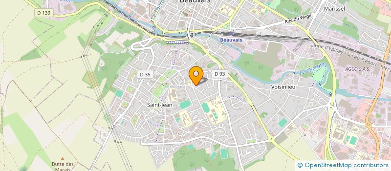 localisation de l'entreprise TERRAIN CLAN  GOINCOURT