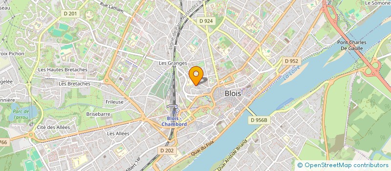 localisation de l'entreprise TERRAIN D'EXPERIMENTATION DE CREATIONS ET D'INITIATIVES  BLOIS