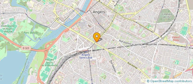localisation de l'entreprise TERRAIN DE JEUX, PLATEFORME DE CREATION  ANGERS