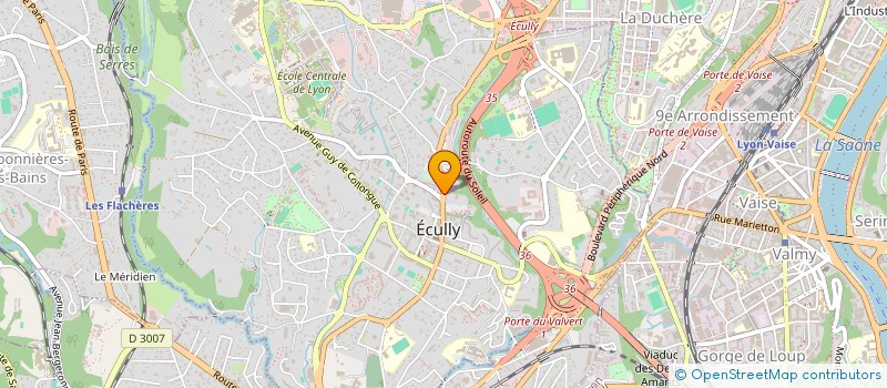 localisation de l'entreprise TERRAIN DIRECT à ECULLY
