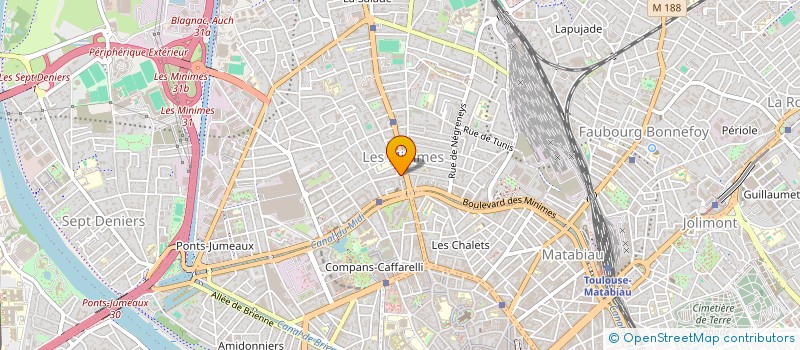 localisation de l'entreprise TERRAIN MAISON APPARTEMENT 31  TOULOUSE