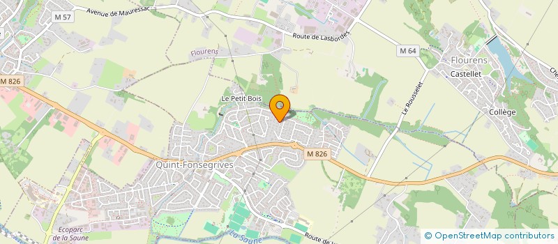 localisation de l'entreprise TERRAIN NOUVEAU  QUINT-FONSEGRIVES