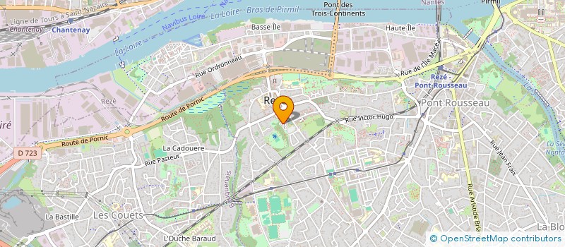 localisation de l'entreprise TERRAINS DE JEUX  REZE