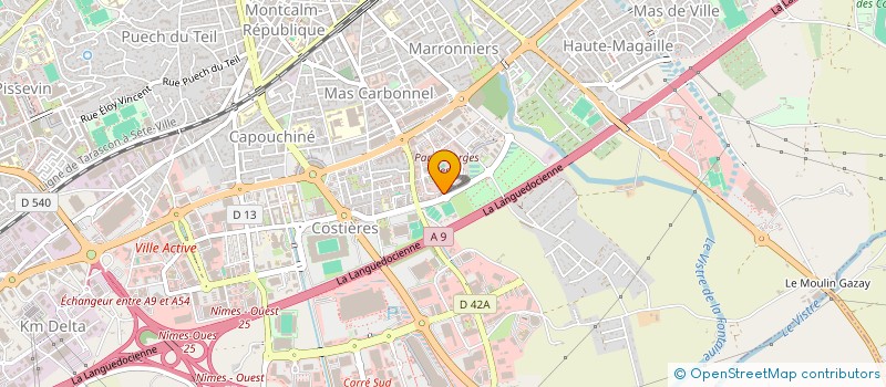 localisation de l'entreprise TERRAINS GALICANTE  NIMES