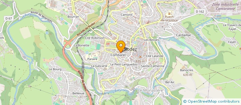 localisation de l'entreprise TERRAL IMMO  RODEZ