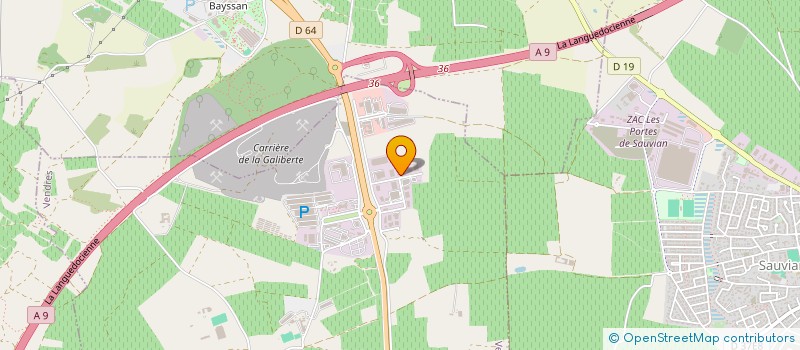 localisation de l'entreprise TERRALAND  VENDRES