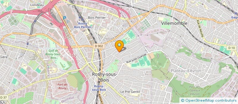 localisation de l'entreprise TERRALEAL à ROSNY-SOUS-BOIS