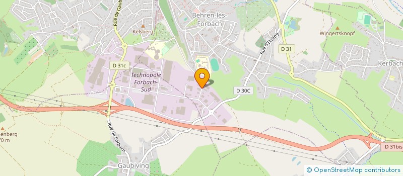 localisation de l'entreprise TERRALEC  BEHREN-LES-FORBACH
