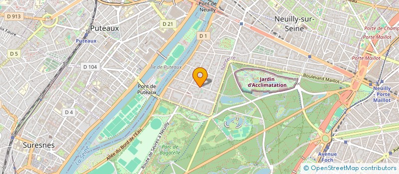 localisation de l'entreprise TERRALEX  NEUILLY-SUR-SEINE