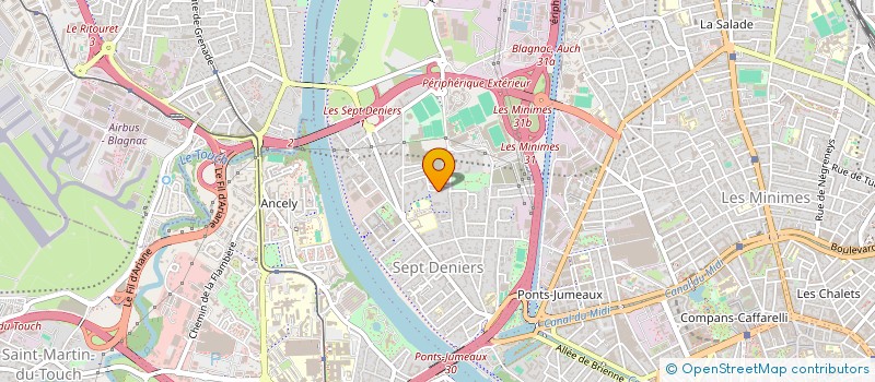 localisation de l'entreprise TERRALHA PROMOTION  TOULOUSE
