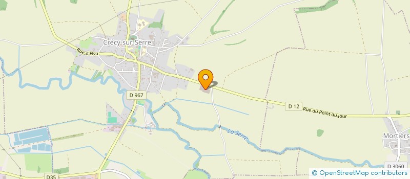 localisation de l'entreprise TERRALIESSE  CRECY-SUR-SERRE